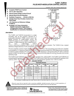 TL5001AID datasheet  